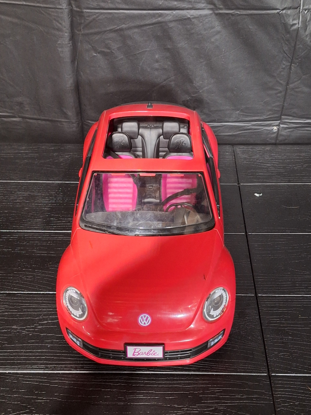 Barbie Red Convertible with Pink Interior